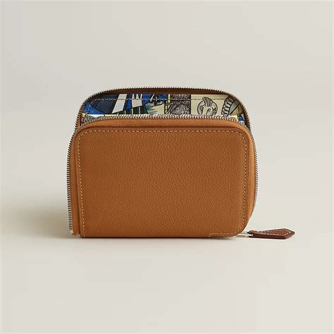 hermes silk'in compact wallet